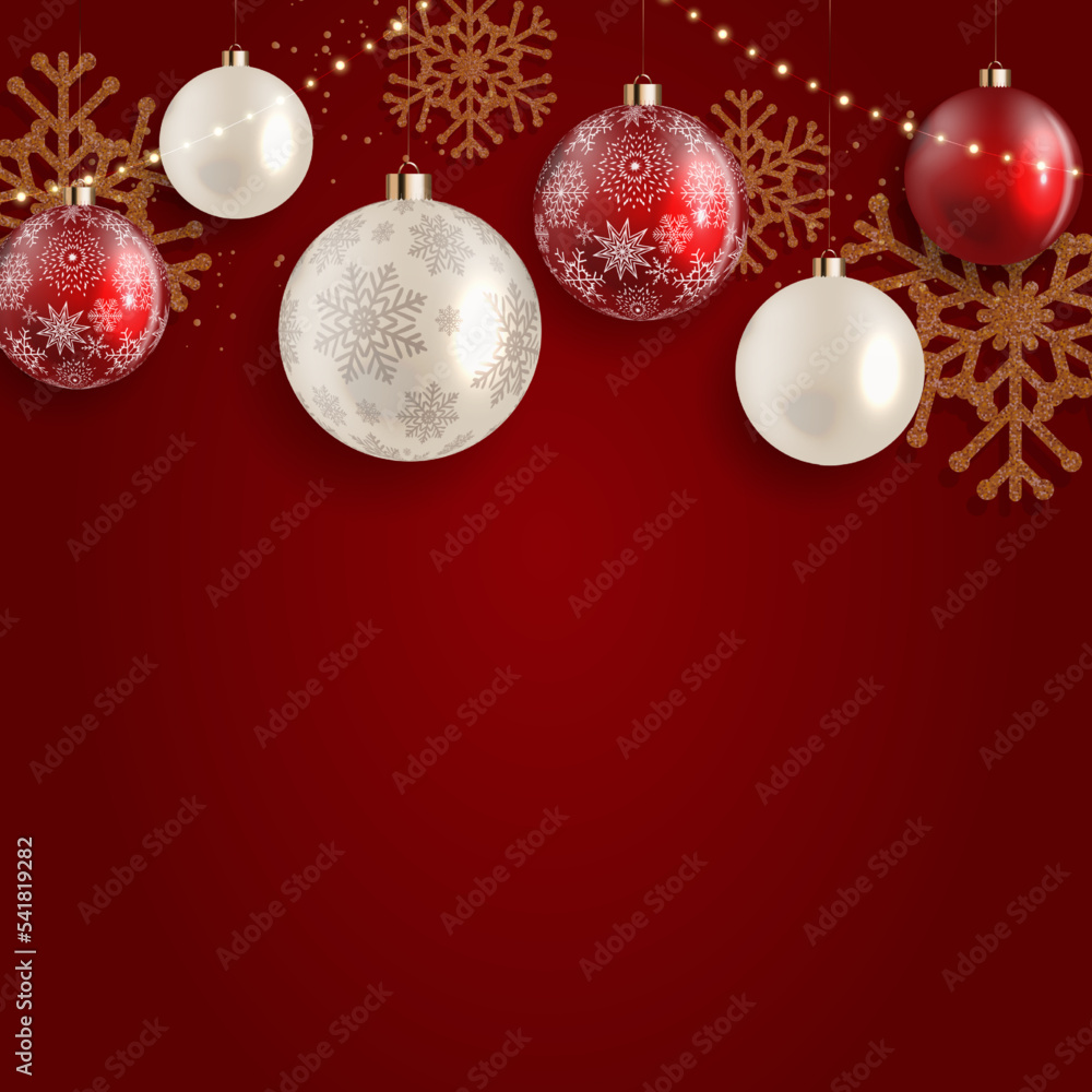 Merry Christmas and Happy New Year Holiday Background. Vector Illustration Merry Christmas and Happy New Year Holiday Background. Vector Illustration