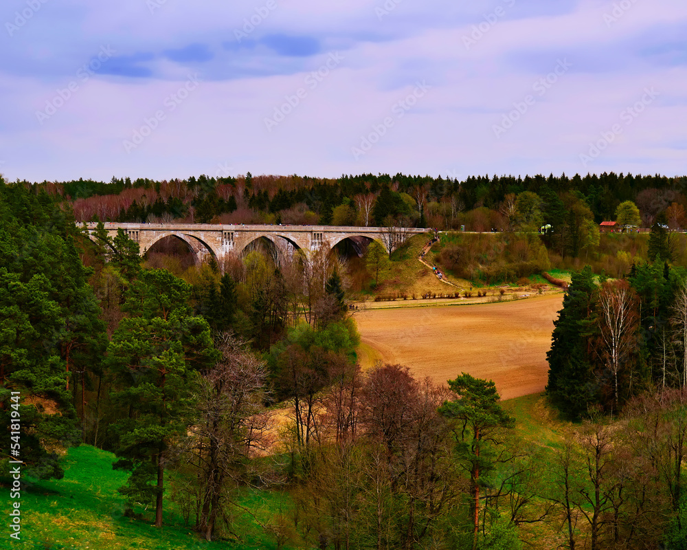 Historic railway viaducts in Stanczyki
