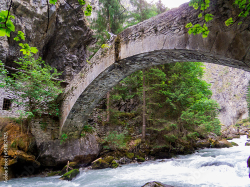 Dorea Baltea River, Pre-Saint-Didier, Italy photo