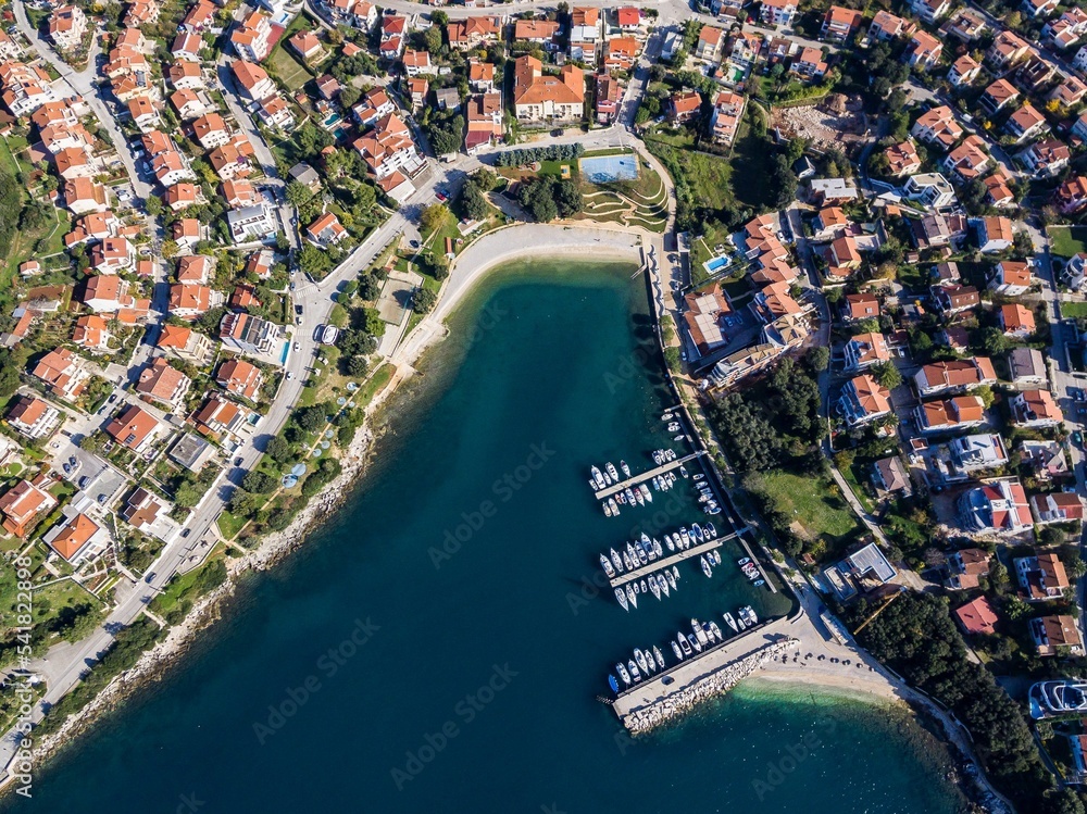 Aerial view of Pjescana Uvala, Croatia Stock Photo Adobe Stock