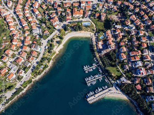 Aerial view of Pjescana Uvala, Croatia photo