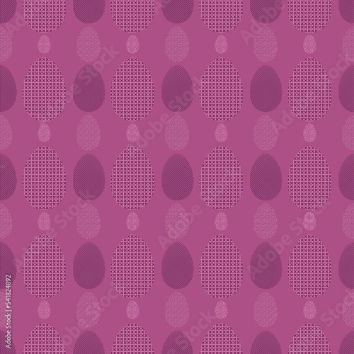 Easter eggs seamless spring pattern for kids clothes print and notebooks and wrapping paper and fabrics © Tetiana
