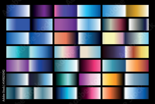 80s Chrome Gradients for type and backgrounds