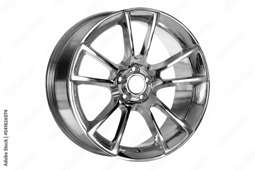 Obraz premium Roda de liga, automóvel, roda estilizada