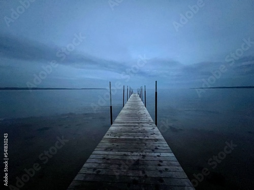 Steg Dämmerung