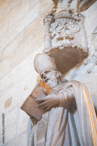 Sculpture form Jeronimos Monastery in Belem