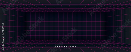 Abstract line room
