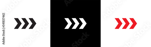 Arrow swipe icon style symbol signs, Vector illustration.