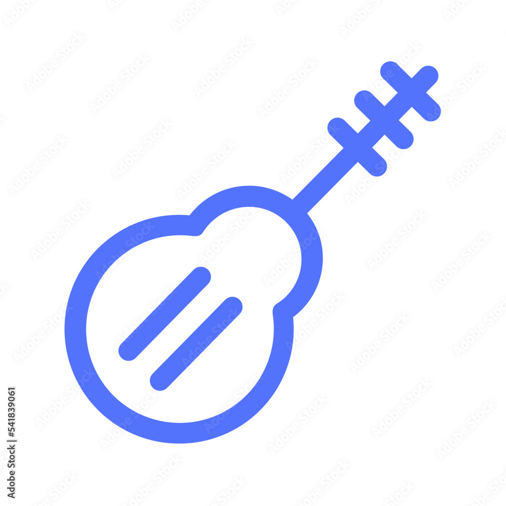 instument play song line icon instument play song line icon