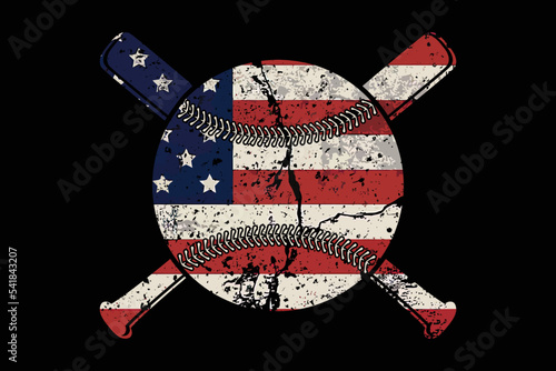 Canvas Print American baseball t shirt design, Svg T shirt Designs, USA Flag Baseball Png Des
