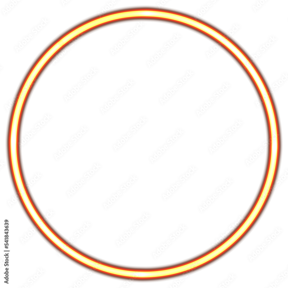 Title: Circle neon. Modern neon orange glowing circle banner. Abstract neon circle with glowing lines. Title: Circle neon. Modern neon orange glowing circle banner. Abstract neon circle with glowing lines.