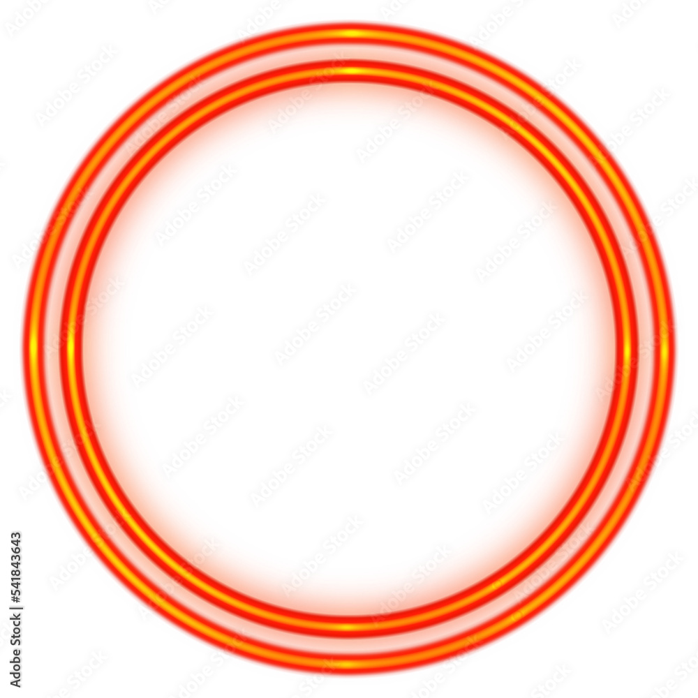 Title: Circle neon. Modern neon red glowing circle banner. Abstract neon circle with glowing lines. Title: Circle neon. Modern neon red glowing circle banner. Abstract neon circle with glowing lines.
