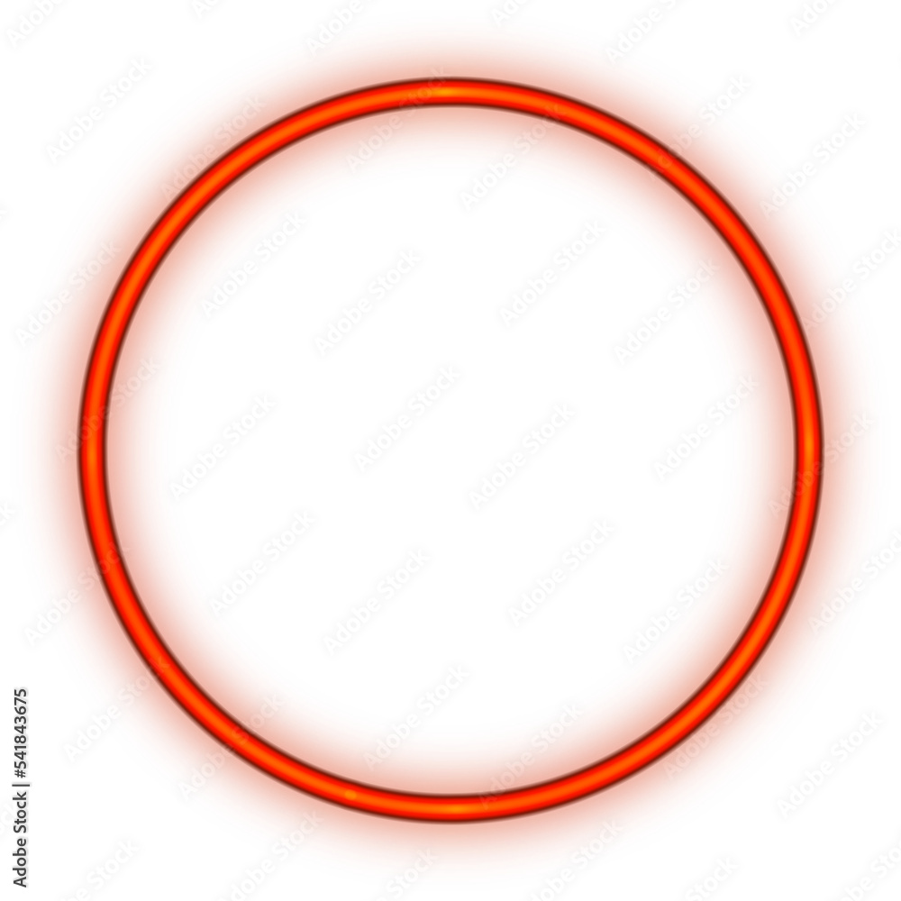 Title: Circle neon. Modern neon red glowing circle banner. Abstract neon circle with glowing lines. Title: Circle neon. Modern neon red glowing circle banner. Abstract neon circle with glowing lines.