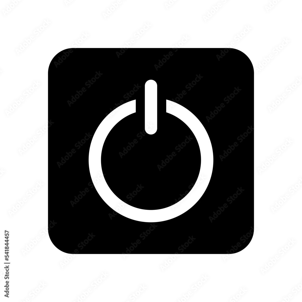 Power button icon vector design templates Power button icon vector design templates