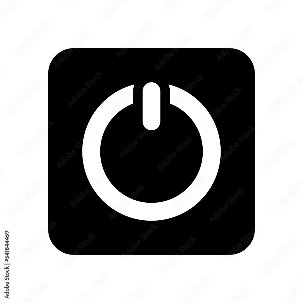 Power button icon vector design templates Power button icon vector design templates