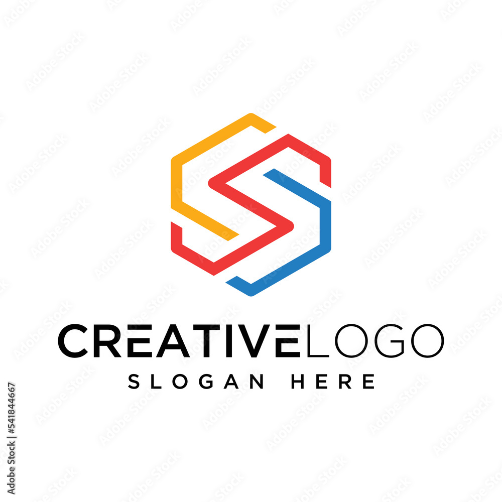 Vector graphic of letter S logo design template Stock Vector | Adobe Stock