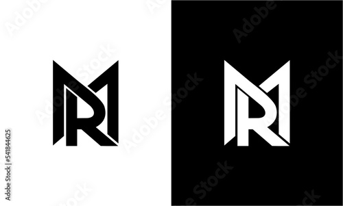 letter mr logo design