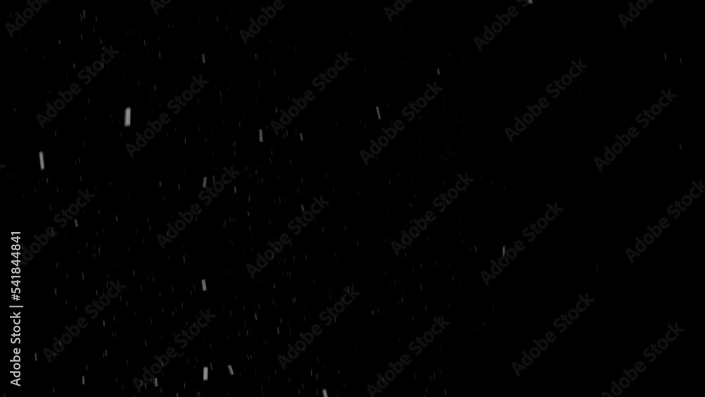 Winter real snowfall effect Snow storm isolated black background in 4K to be used for composing motion graphics background overlay animation 4K drag and drop editing software supporting blending mode Winter real snowfall effect Snow storm isolated black background in 4K to be used for composing motion graphics background overlay animation 4K drag and drop editing software supporting blending mode