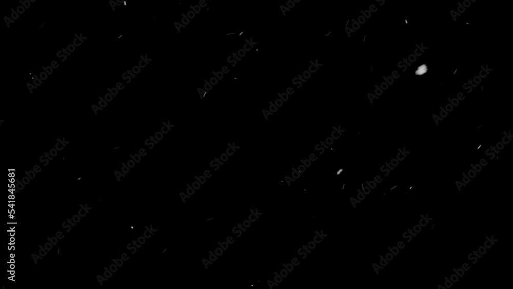 Winter real snowfall effect Snow storm isolated black background in 4K to be used for composing motion graphics background overlay animation 4K drag and drop editing software supporting blending mode Winter real snowfall effect Snow storm isolated black background in 4K to be used for composing motion graphics background overlay animation 4K drag and drop editing software supporting blending mode