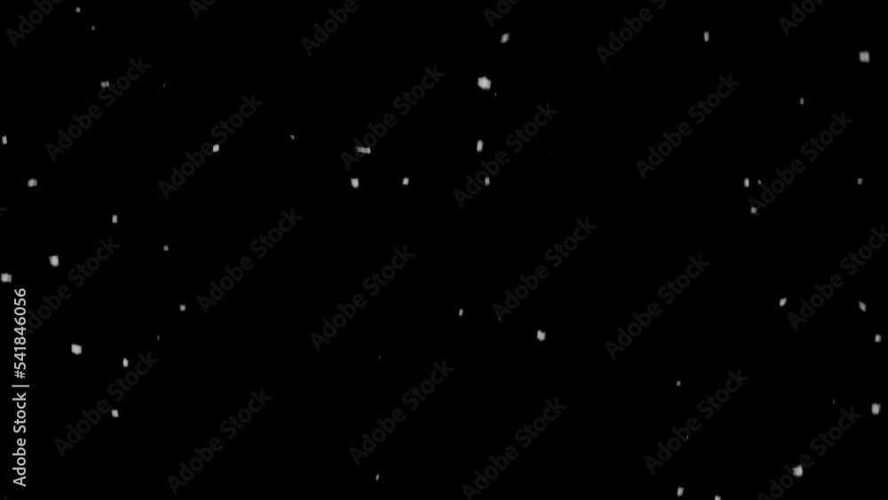 Slow Motion Winter real snowfall effect Snow storm isolated black background in 4K to be used for composing motion graphics overlay animation 4K drag and drop editing software supporting blending mode Slow Motion Winter real snowfall effect Snow storm isolated black background in 4K to be used for composing motion graphics overlay animation 4K drag and drop editing software supporting blending mode