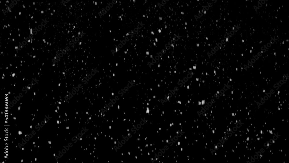Slow Motion Winter real snowfall effect Snow storm isolated black background in 4K to be used for composing motion graphics overlay animation 4K drag and drop editing software supporting blending mode Slow Motion Winter real snowfall effect Snow storm isolated black background in 4K to be used for composing motion graphics overlay animation 4K drag and drop editing software supporting blending mode