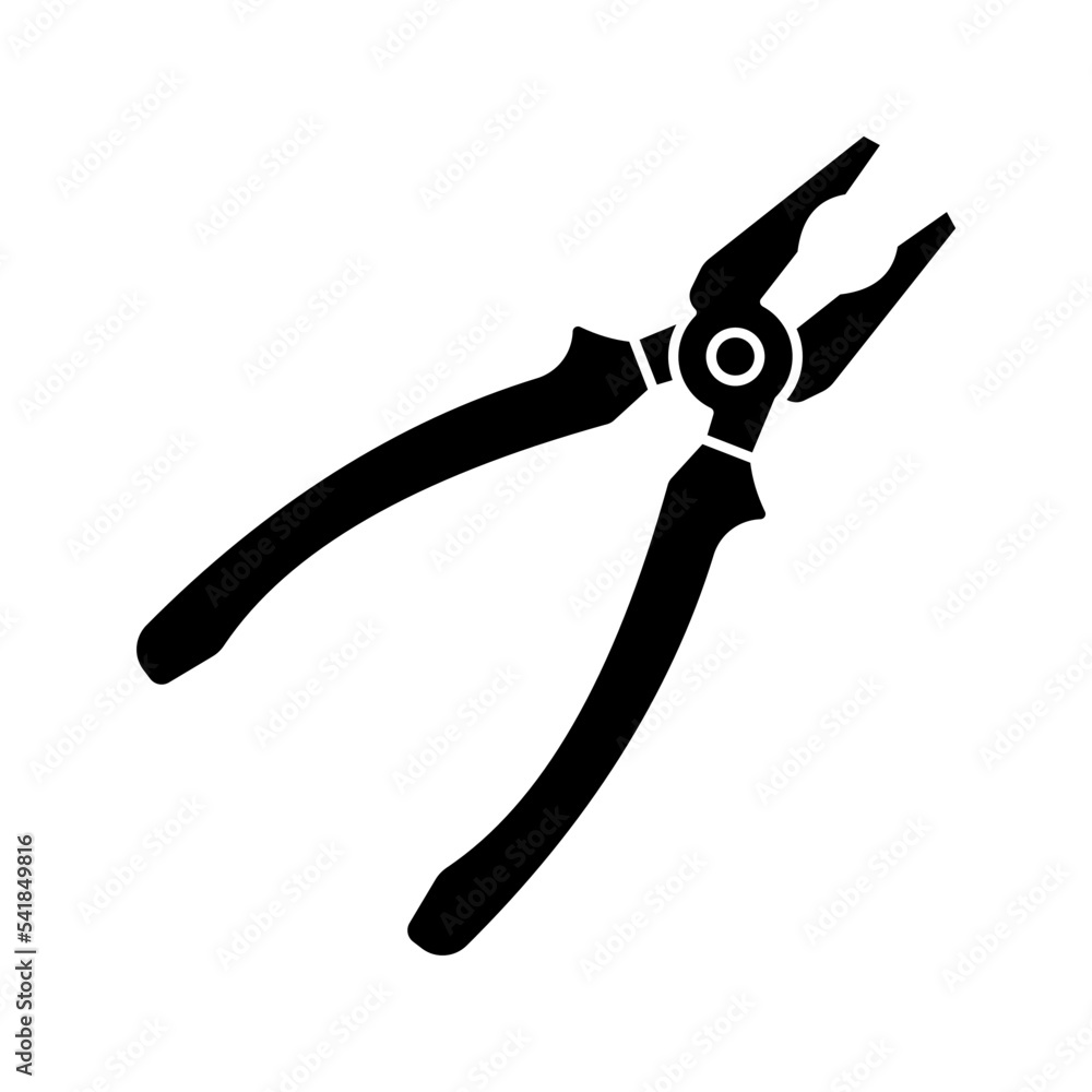 Pliers icon. sign for mobile concept and web design. vector illustration