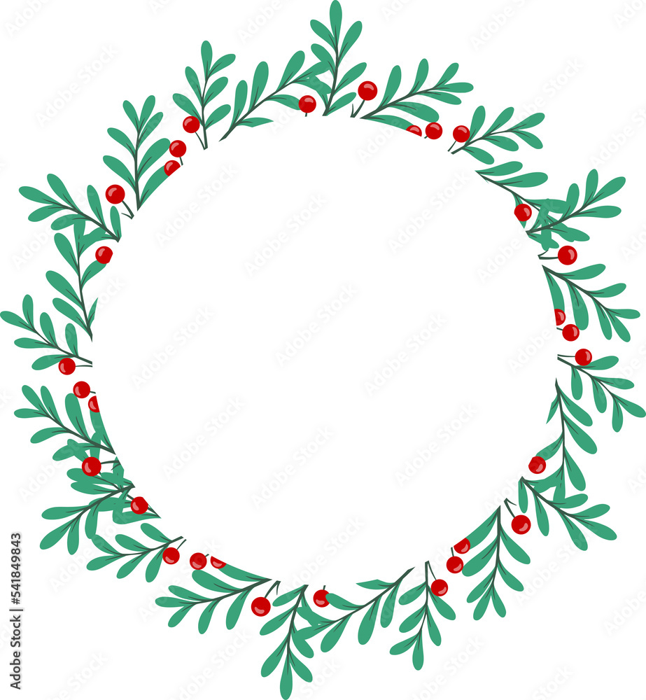 Christmas flower with frame
Christmas flower with frame