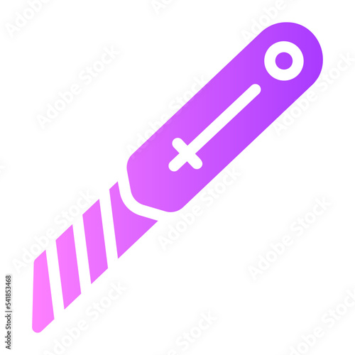 cutter gradient icon