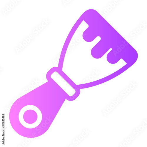 paint scraper gradient icon