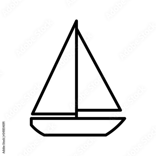 Boat icon. sign for mobile concept and web design. vector illustration