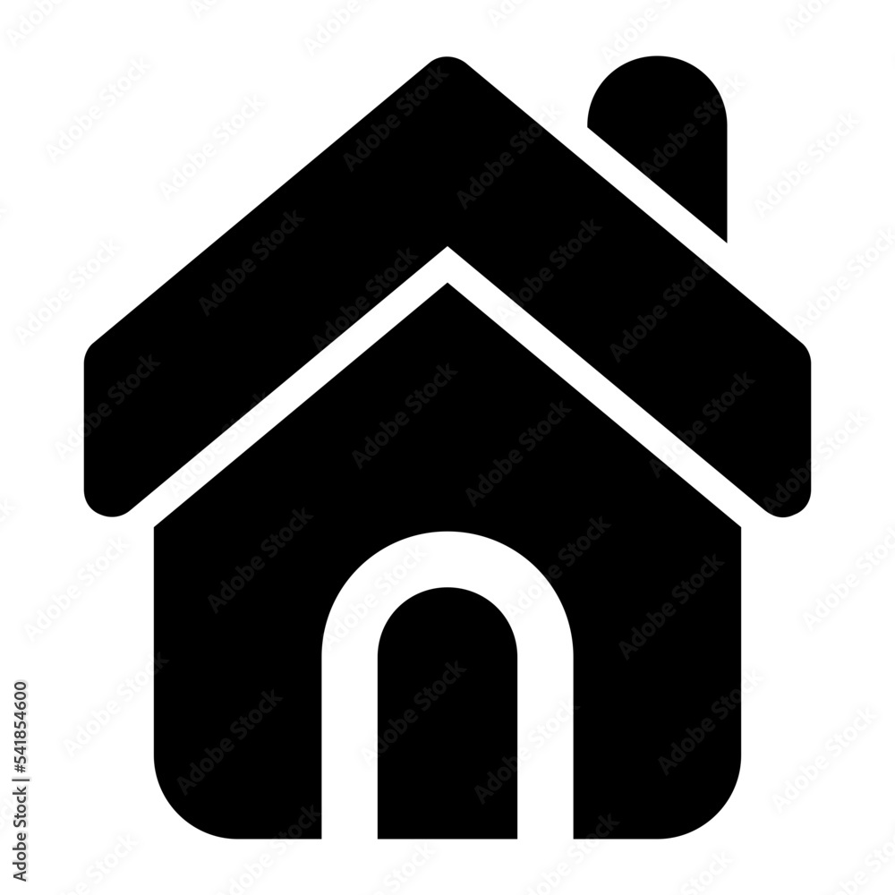 Icon Home With Style Glyph