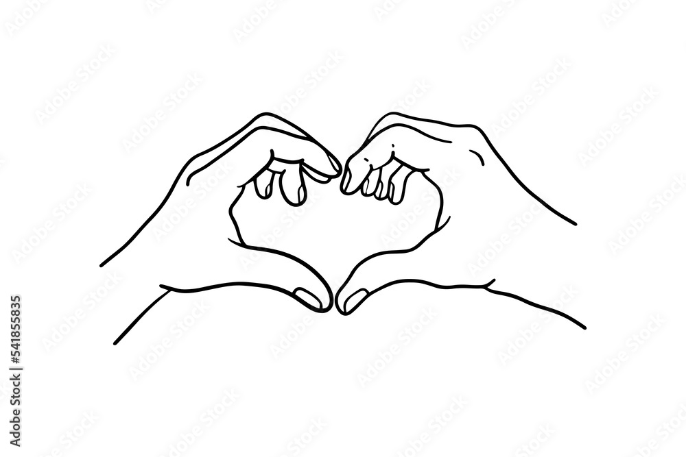 Fototapeta premium hands with heart