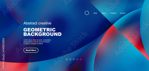 Circle abstract background with fluid gradient colors. Vector illustration for wallpaper, banner, background, leaflet, catalog, cover, flyer
