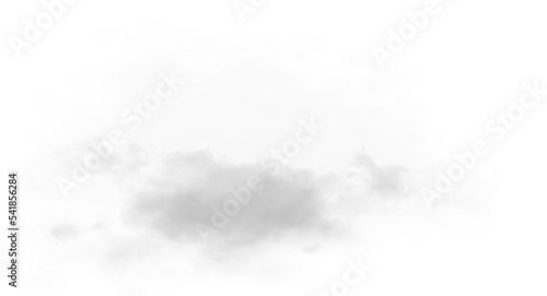 Realistic white cloud