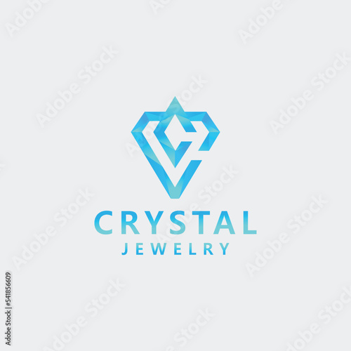 Crystal Jewelry logo icon design template flat vector Free Download Crystal Jewelry logo icon design template flat vector - GFXLoad