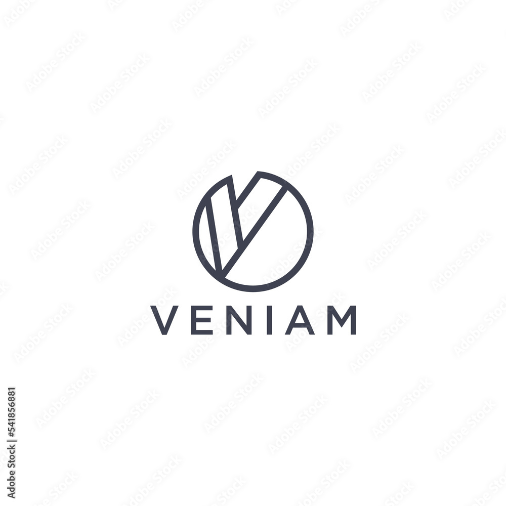 Letter V logo icon design template flat vector Letter V logo icon design template flat vector