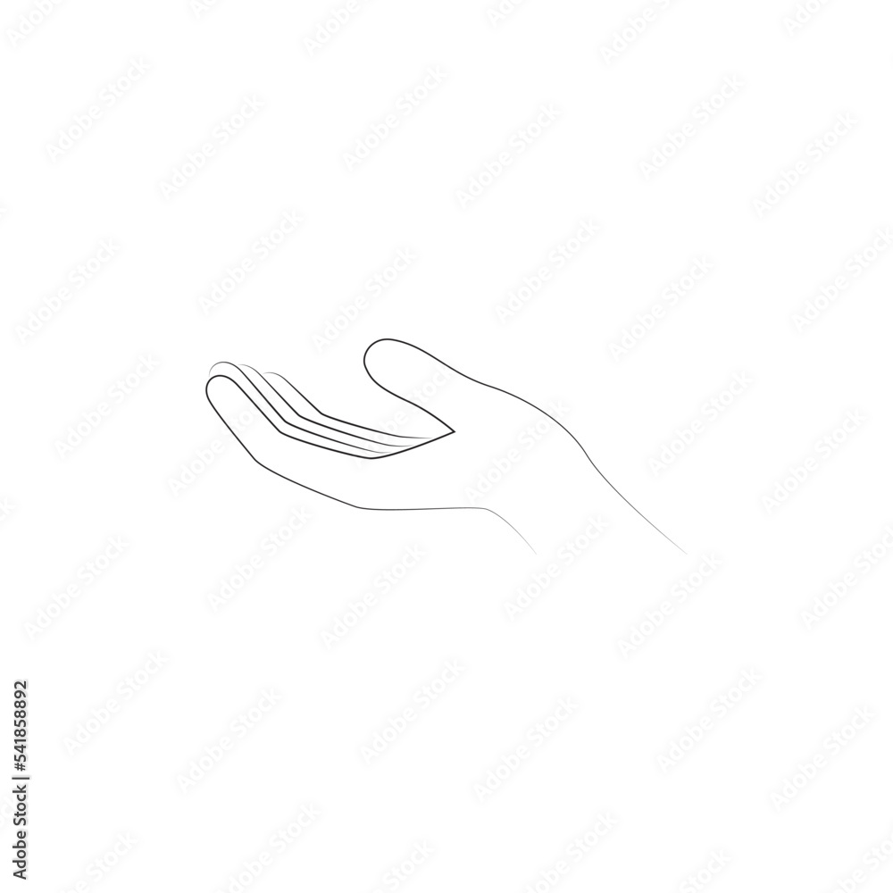 open hand logo vektor open hand logo vektor