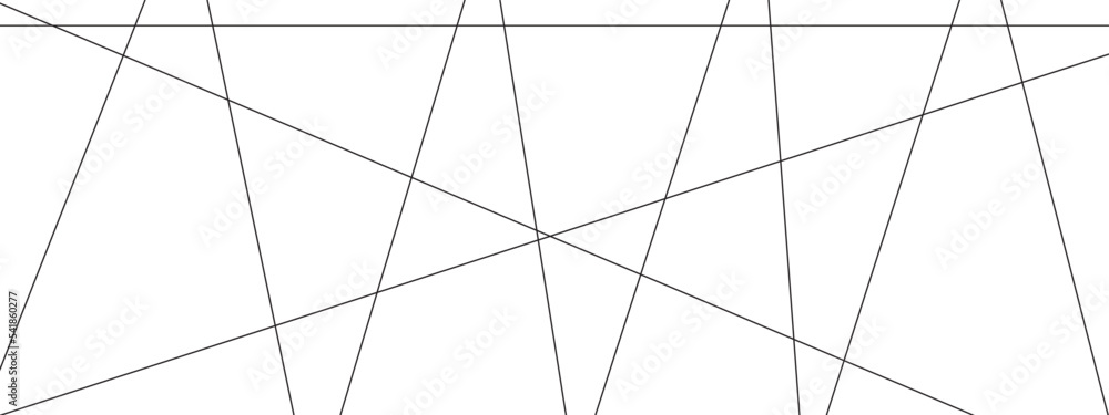 Abstract geometric lines on white background. Lines pattern background
