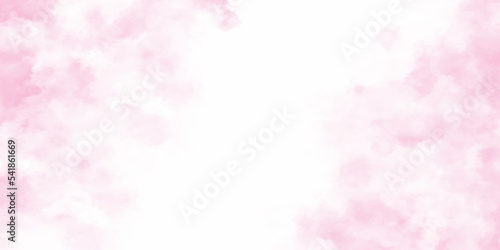 Abstract pink watercolor background with soft watercolor stains, grunge stylist pink paper texture, beautiful bright brush painted pink background for lovely design and graphics design.