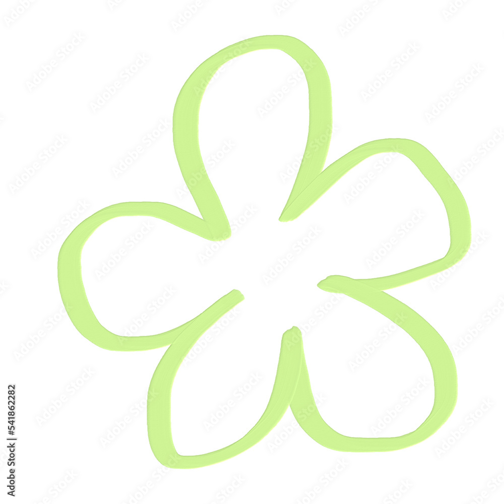green flower shape oil paint green flower shape oil paint
