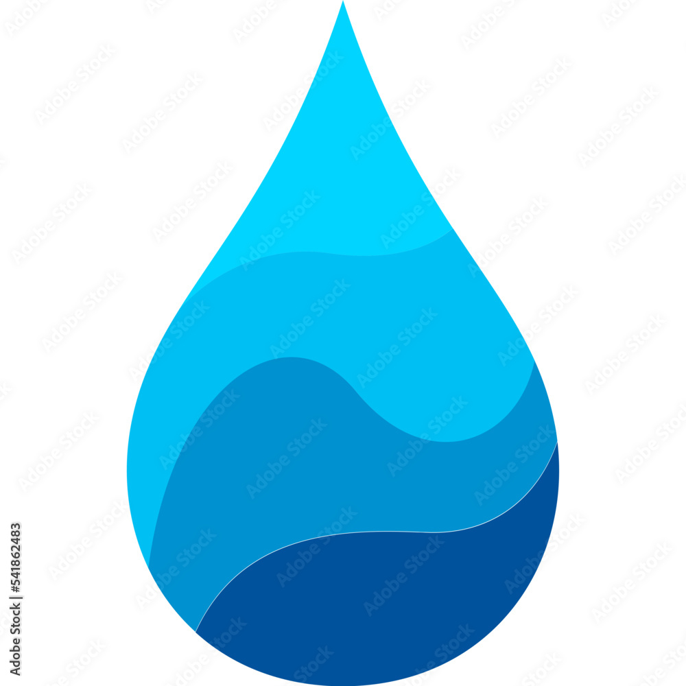 water droplet shape vector clip art Stock Vector Adobe Stock