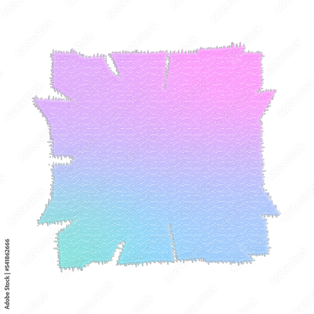 Abstract transparent glitch art texture element. Abstract transparent glitch art texture element.