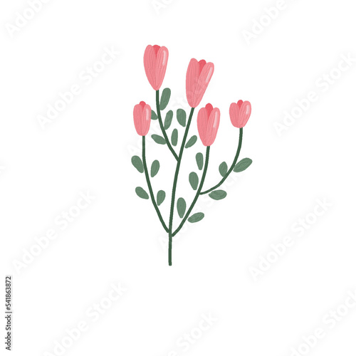 Flower handwriting pastel and oilpaint acrylic yellow and pink 