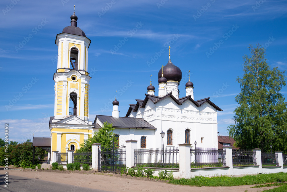 Old Believer Church of St. Nicholas the Wonderworker (1371) on a sunny June day. Old Russa. Russia Old Believer Church of St. Nicholas the Wonderworker (1371) on a sunny June day. Old Russa. Russia