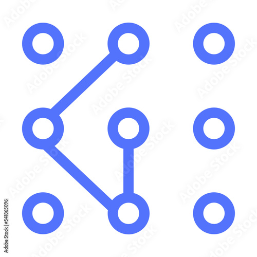 lock pattern lock pattern protection line icon