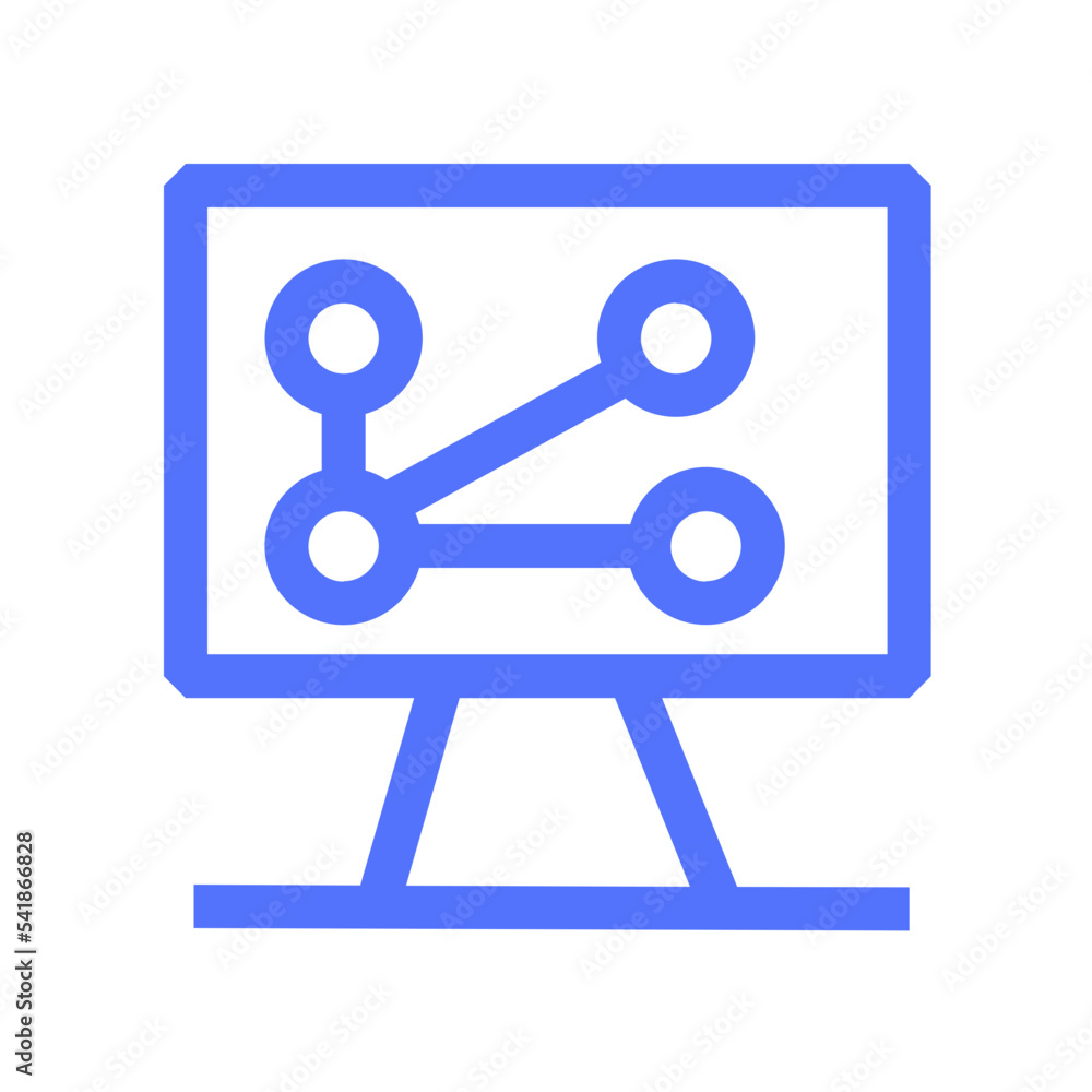connector network connection monitor line icon connector network connection monitor line icon