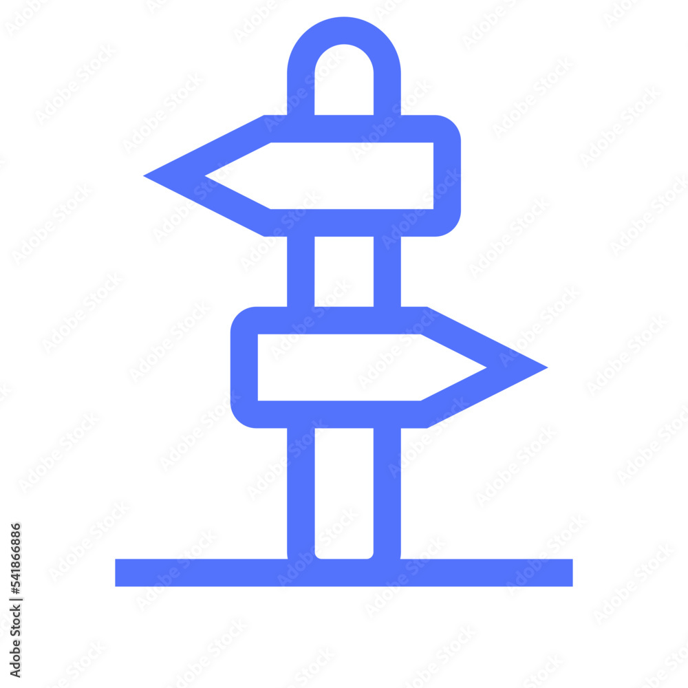 cityroutesignalingdirectionarrows line icon cityroutesignalingdirectionarrows line icon