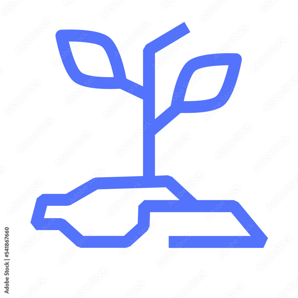 space growth plant growth plant nature line icon space growth plant growth plant nature line icon