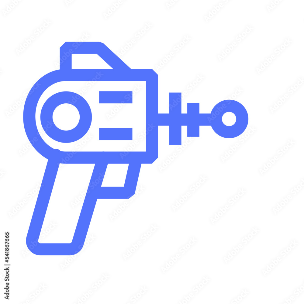 space gun space gun weapon laser gun space weapon line icon Stock ...