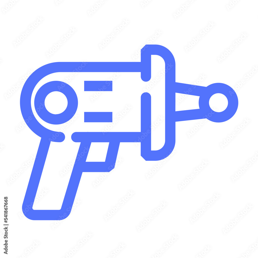 space gunlaser gunsci fiscience line icon Stock Vector | Adobe Stock